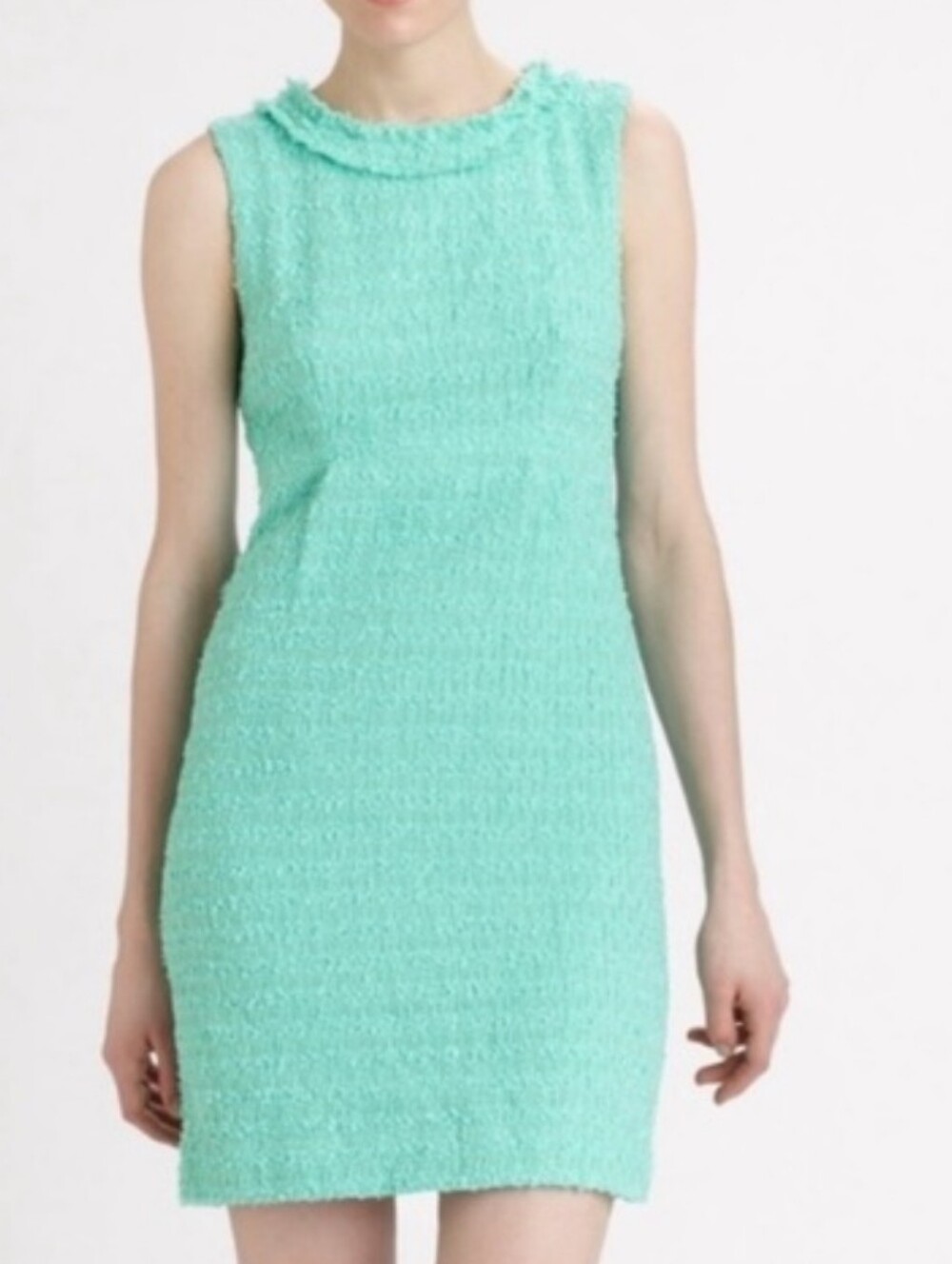 Kate Spade Mint Green Terri Tweed Sheath Dress Size 6